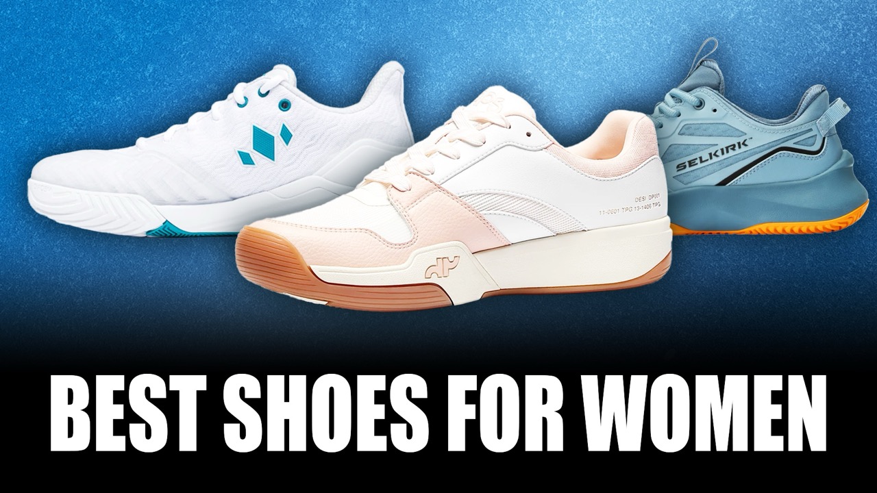 The best pickleball shoes for women graphic.
