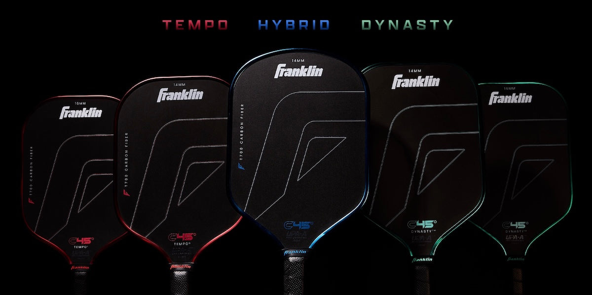 New Franklin C45 pickleball paddles.