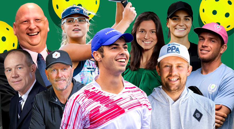 Several key figures who have influenced pickleball in the past 25 years.