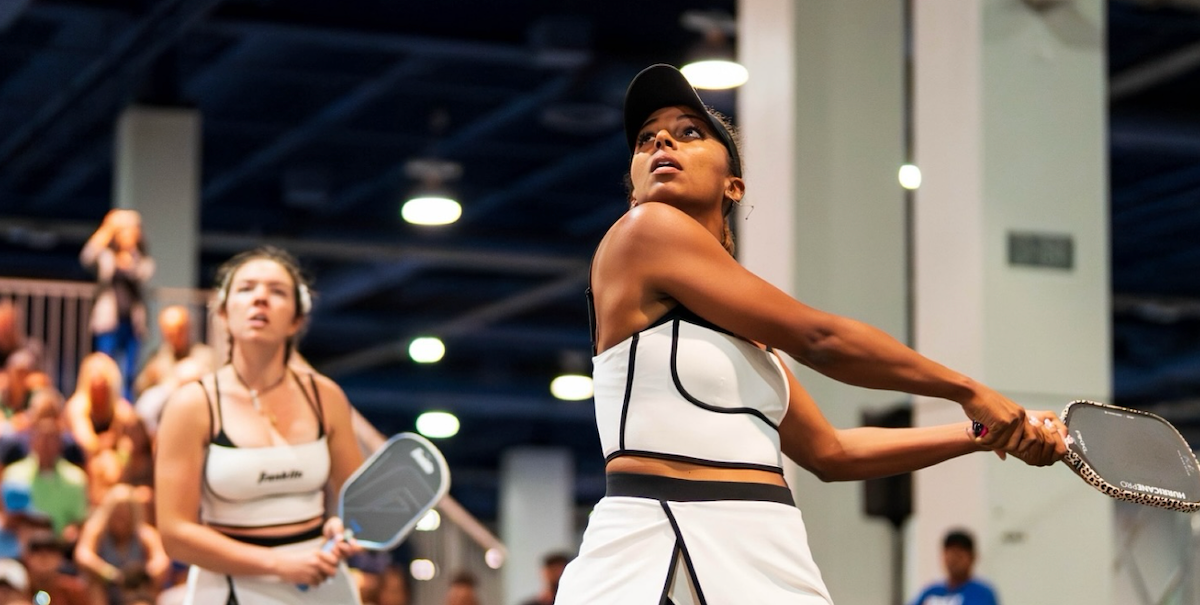 Jorja Johnson and Tyra Black took down Anna Leigh Waters and Anna Bright in the semifinals of the PPA Tour Walgreens Open in Las Vegas.