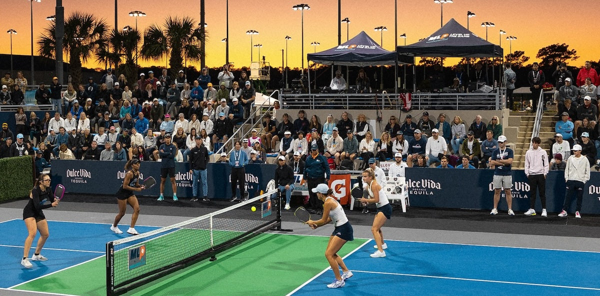 The St. Louis Shock play the Dallas Flash in a Major League Pickleball tournament