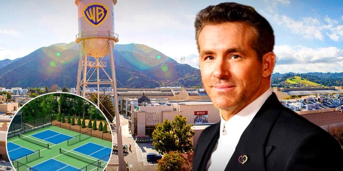 Movie star Ryan Reynolds is teaming up with Warner Bros. to convert several stages on the Warner Bros. property in Hollywood into pickleball courts.