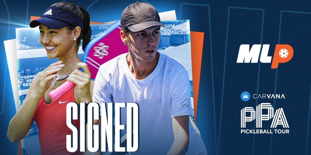 Tom Evans and Helena Spiridis were signed to MLP and PPA Tour