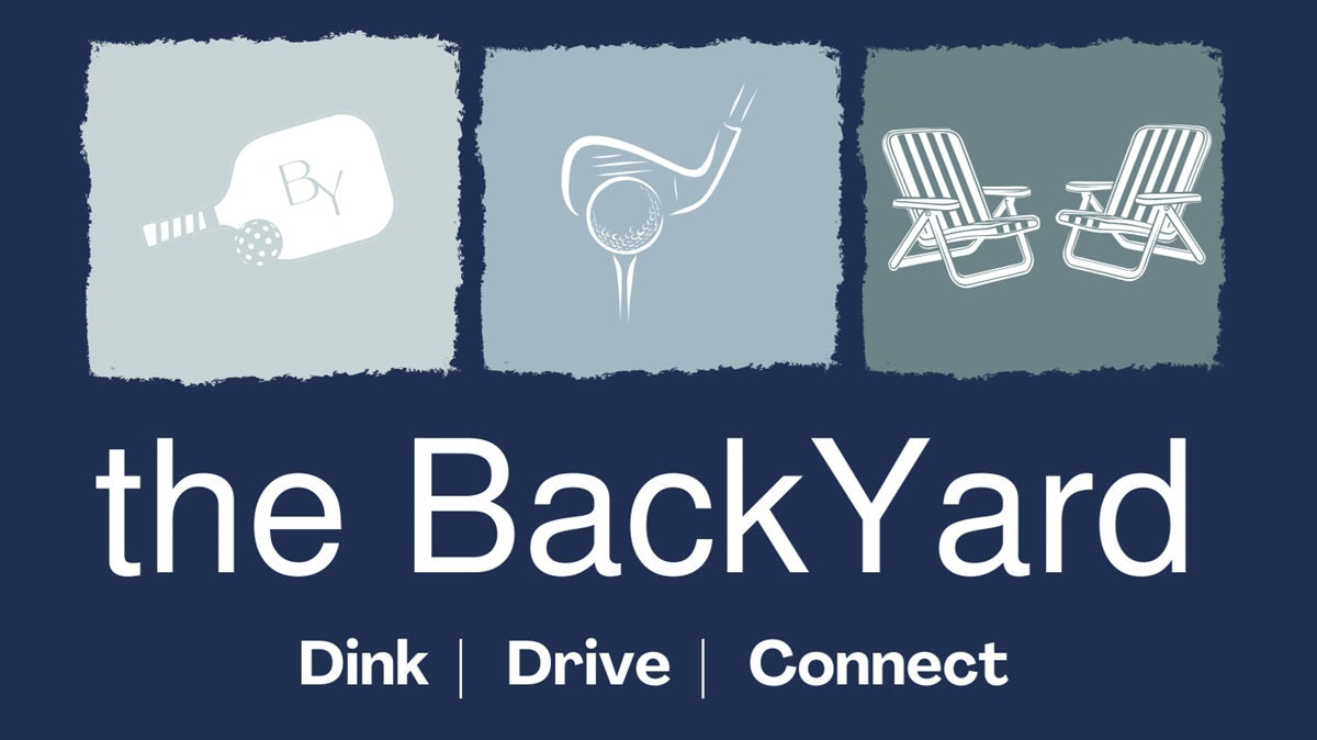 The Backyard, a pickleball venue's logo