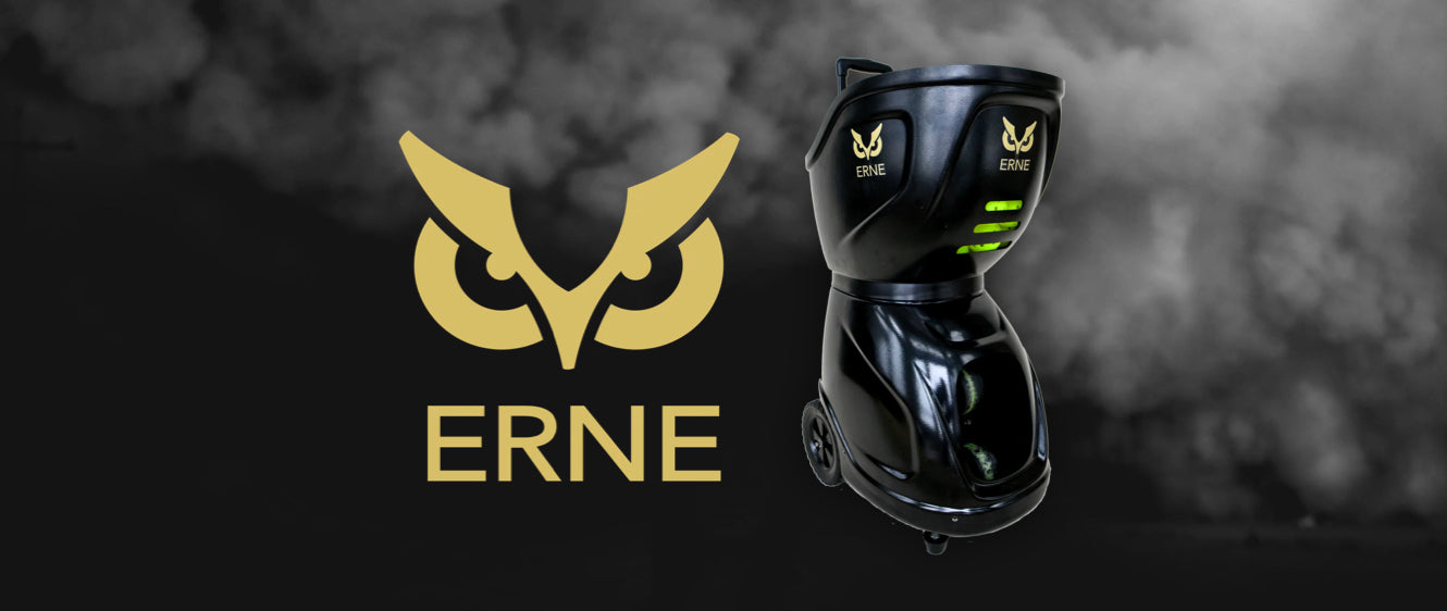 The ERNE pickleball machine