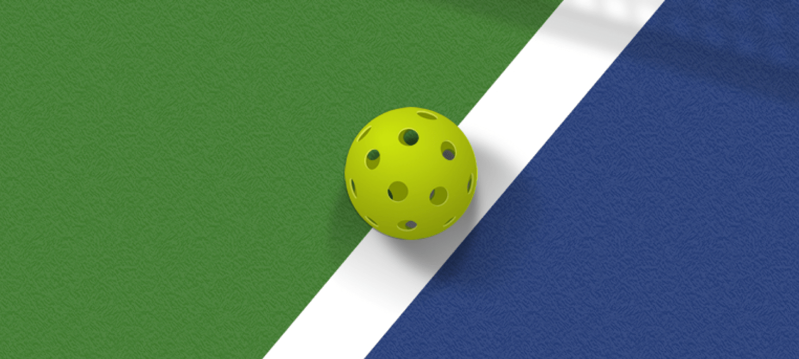 Lines on a pickleball court