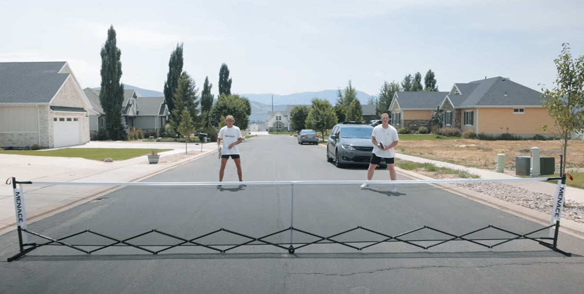 A new pickleball net design is focused on maintain speed of setup