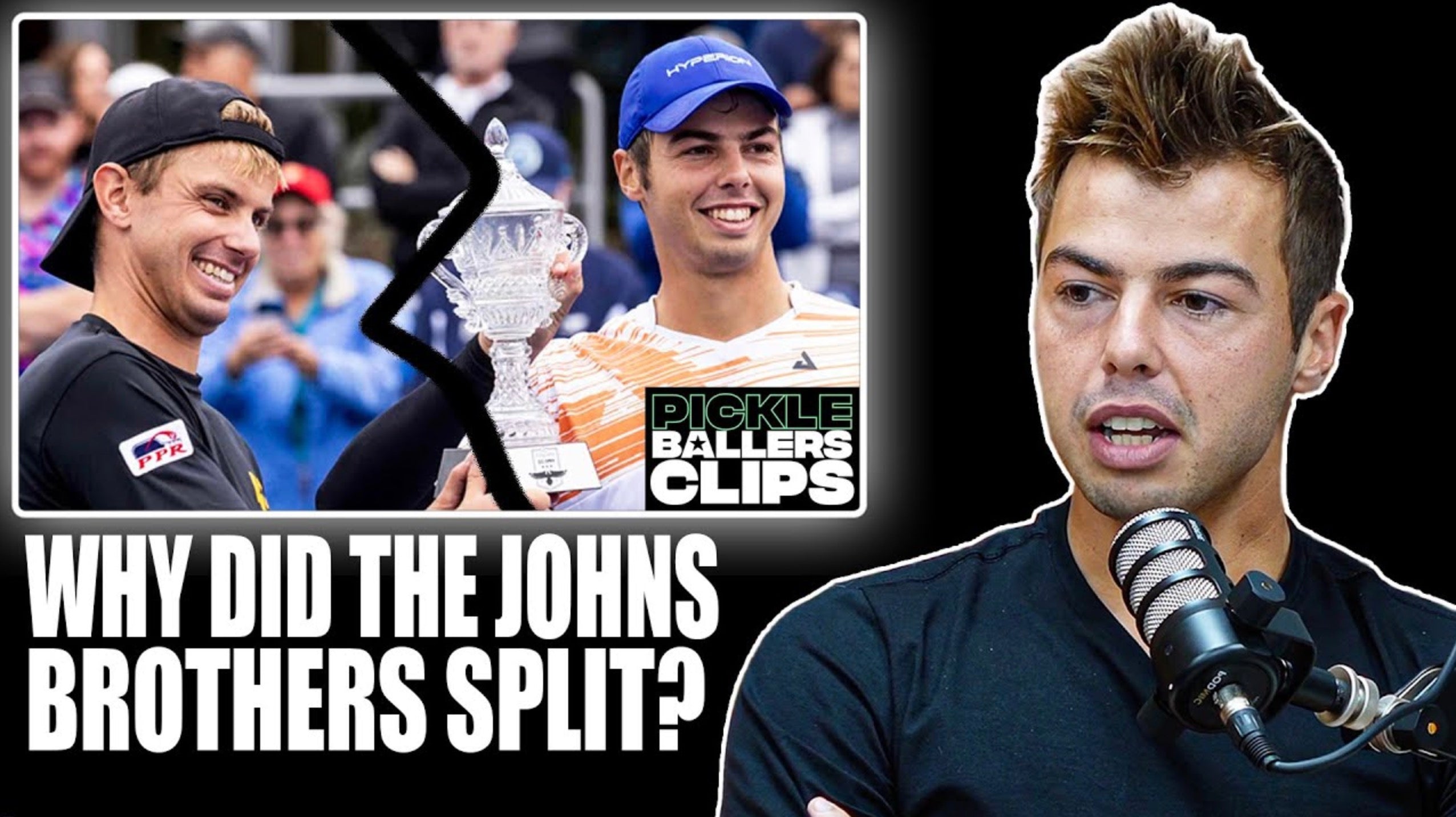 Ben Johns recently opened up about the difficult split with brother and doubles partner Collin Johns.