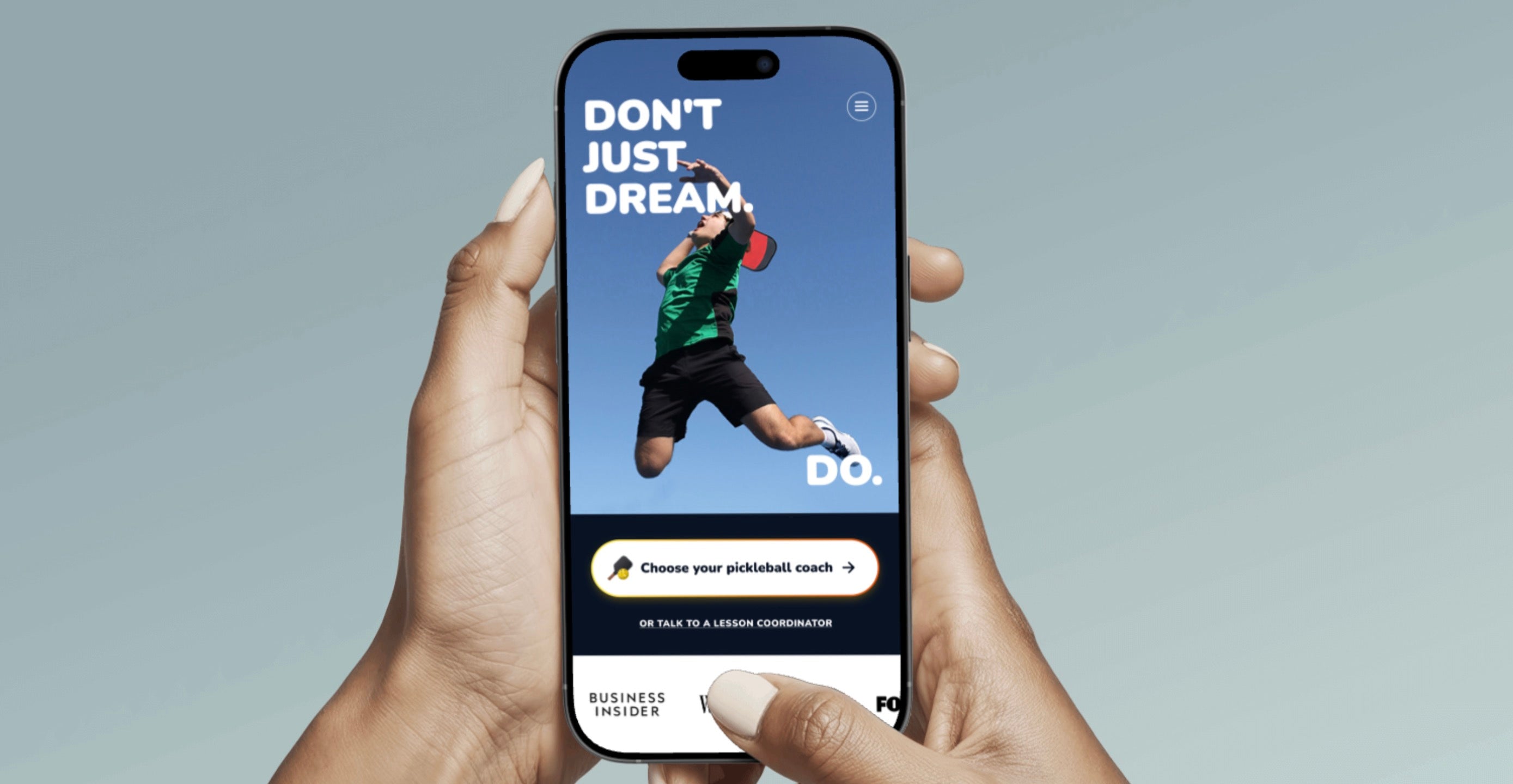 TeachMe.To helps pickleball players (and players of several other sports) find qualified instructors in their area.