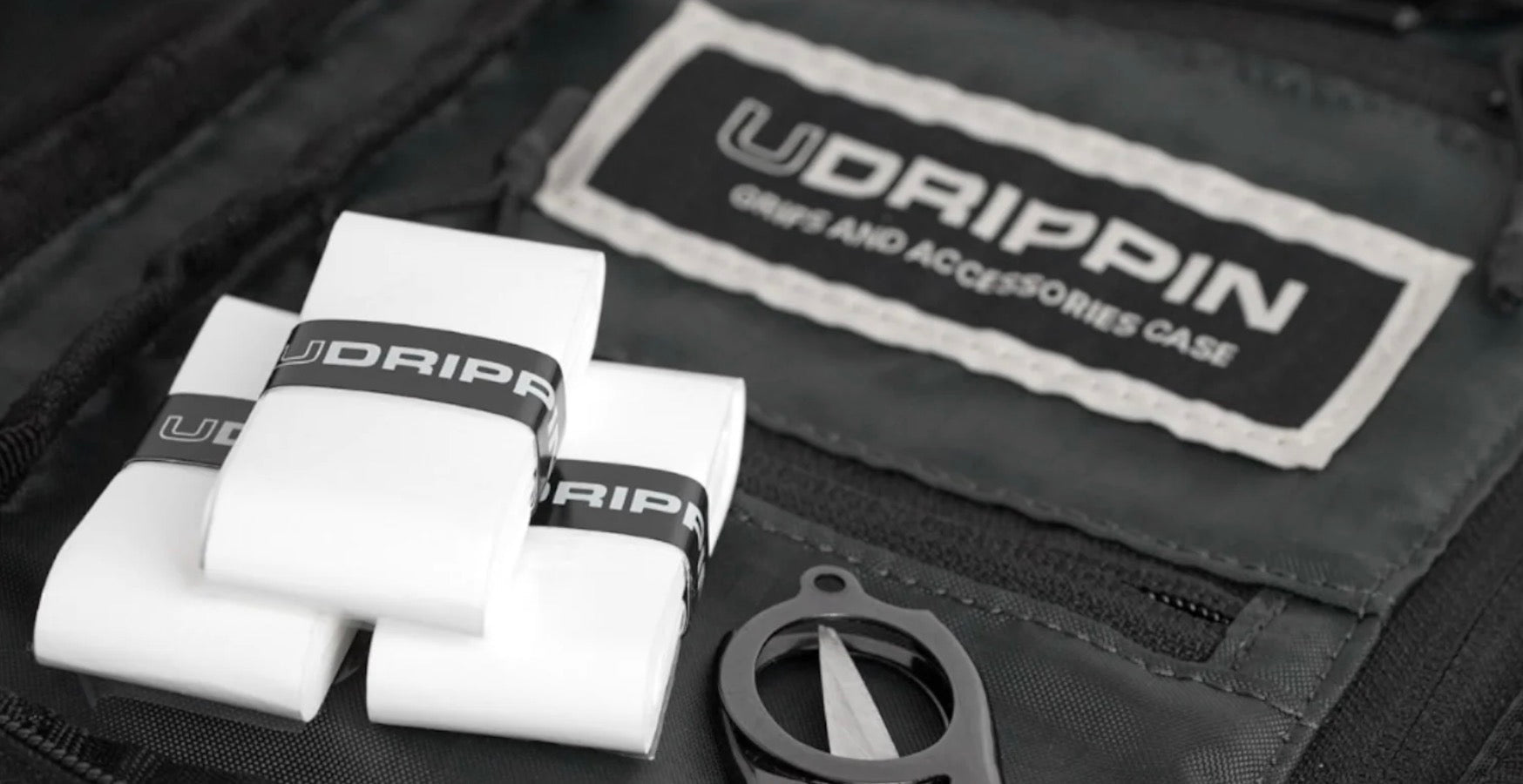 A close-up view of the UDRIPPIN grip case.