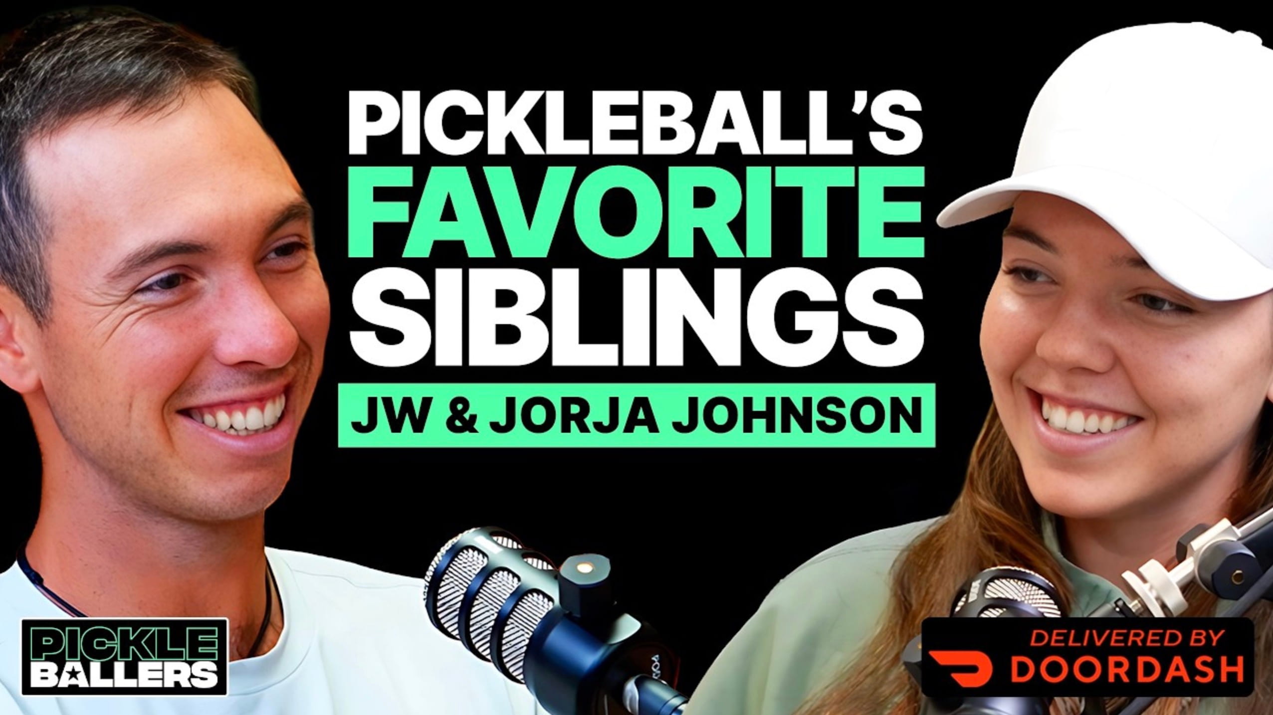 JW Johnson and Jorja Johnson Pickleballers episode thumbnail.