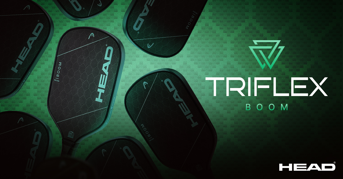 HEAD Boom Pro EX15 pickleball paddle graphic.