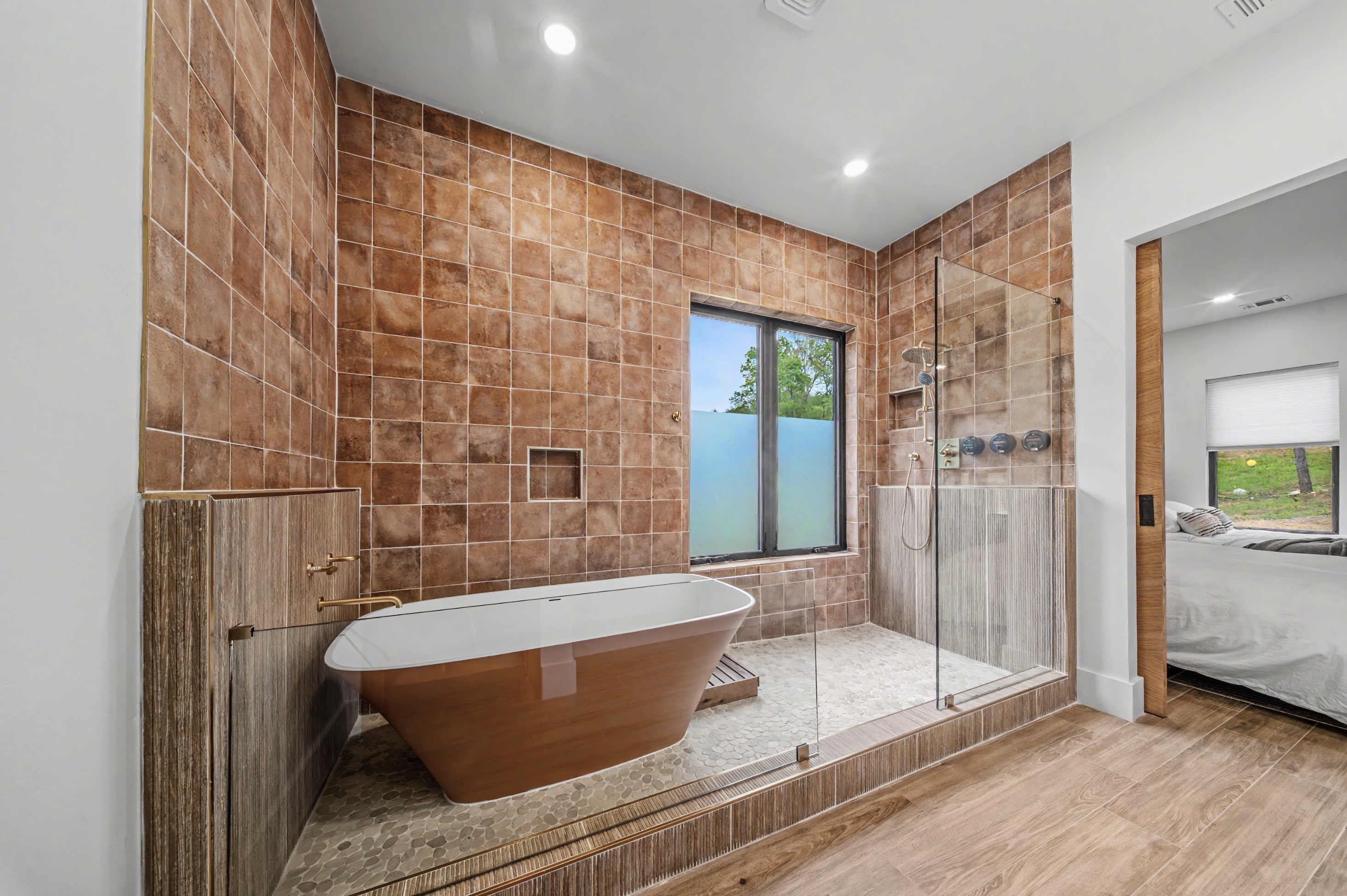 One of the bathrooms at the Blue Ridge Pickle Barn.
