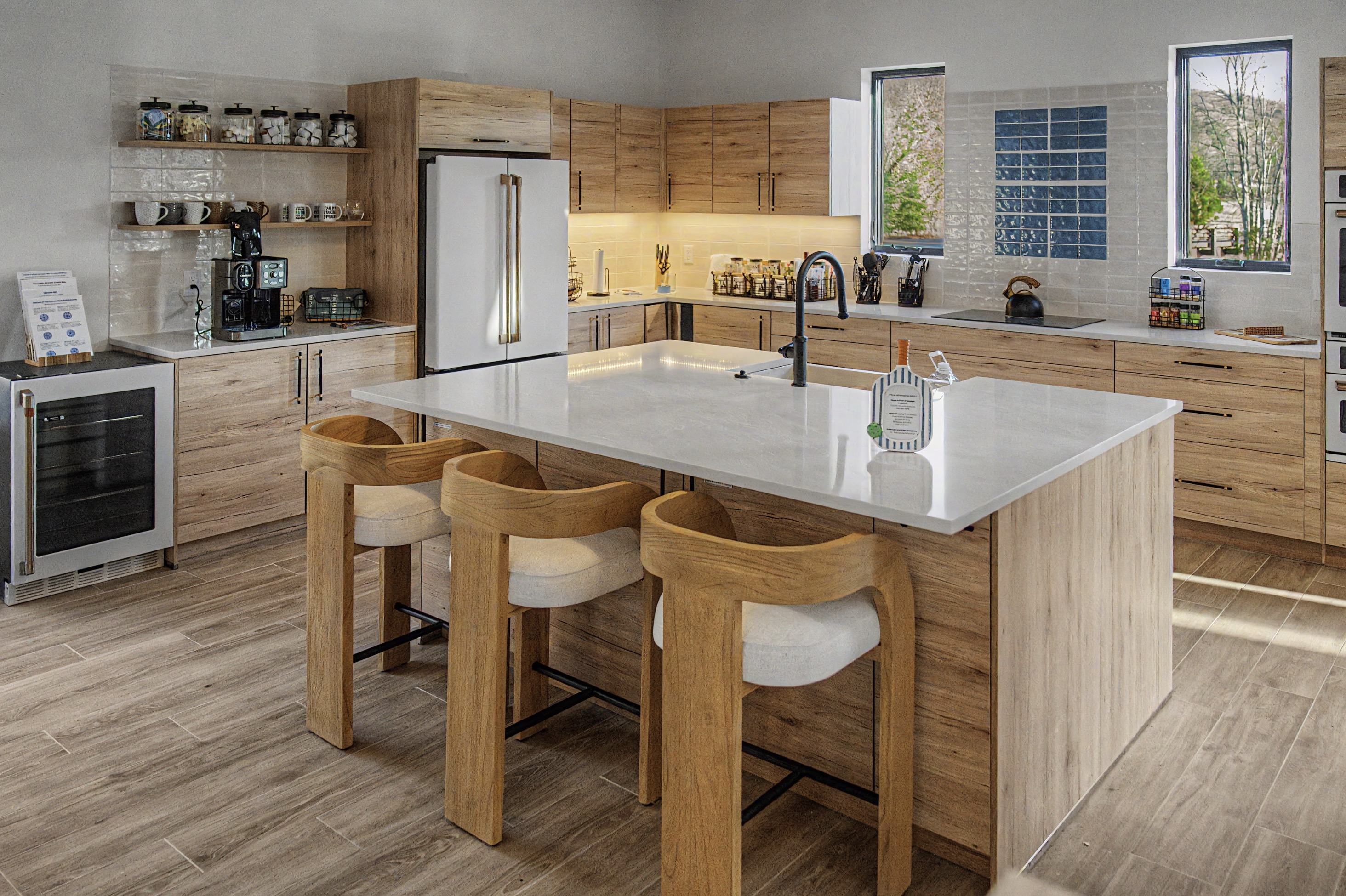 The kitchen at the Blue Ridge Pickle Barn.