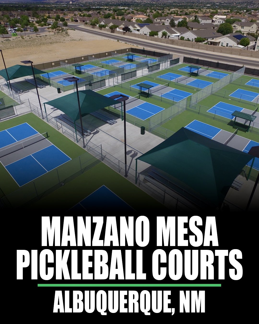Manzano Mesa Pickleball Courts -- Albuquerque, New Mexico.
