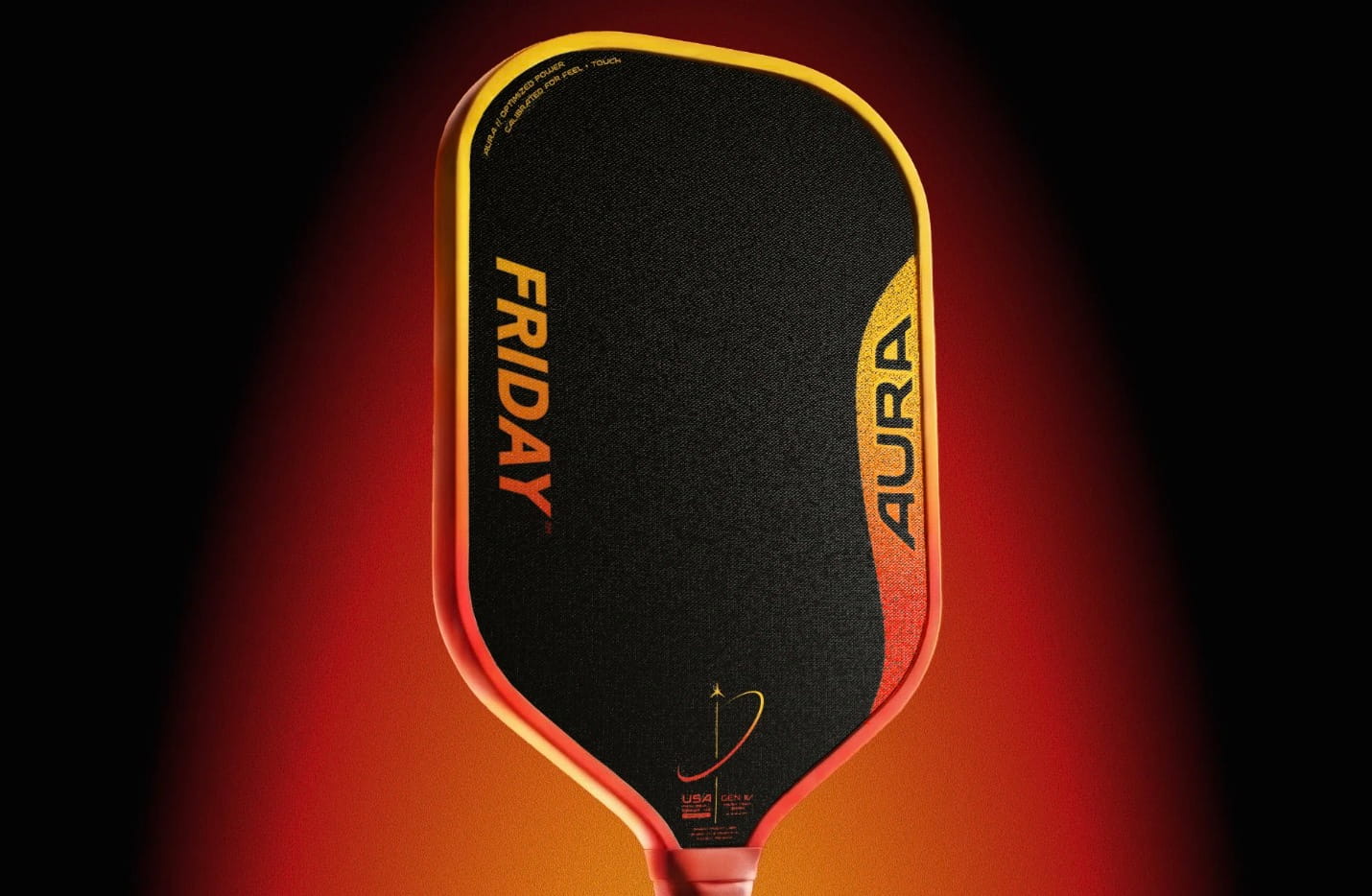 Friday Aura pickleball paddle.