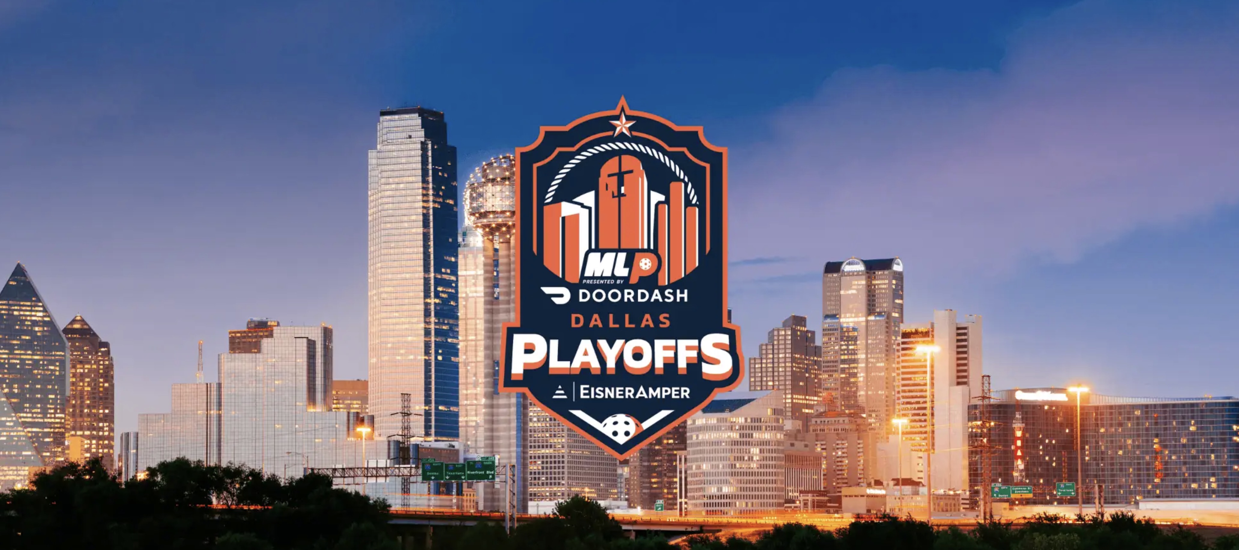 Major League Pickleball 2026 Playoffs Dallas graphic.