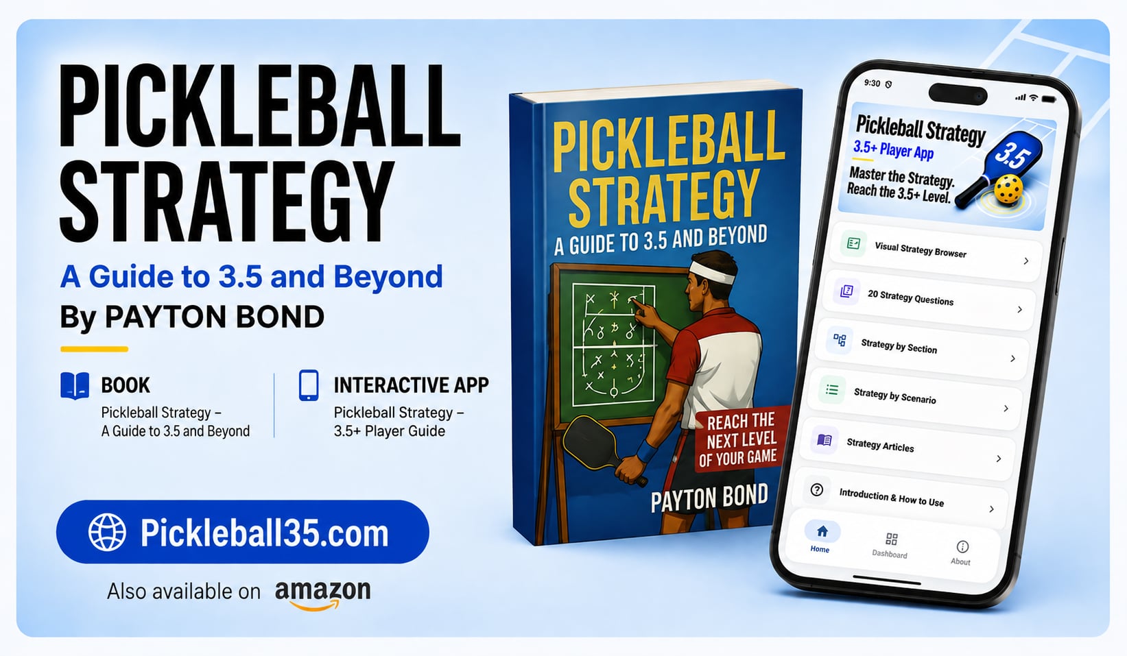 Payton Bond Pickleball Strategy book cover.