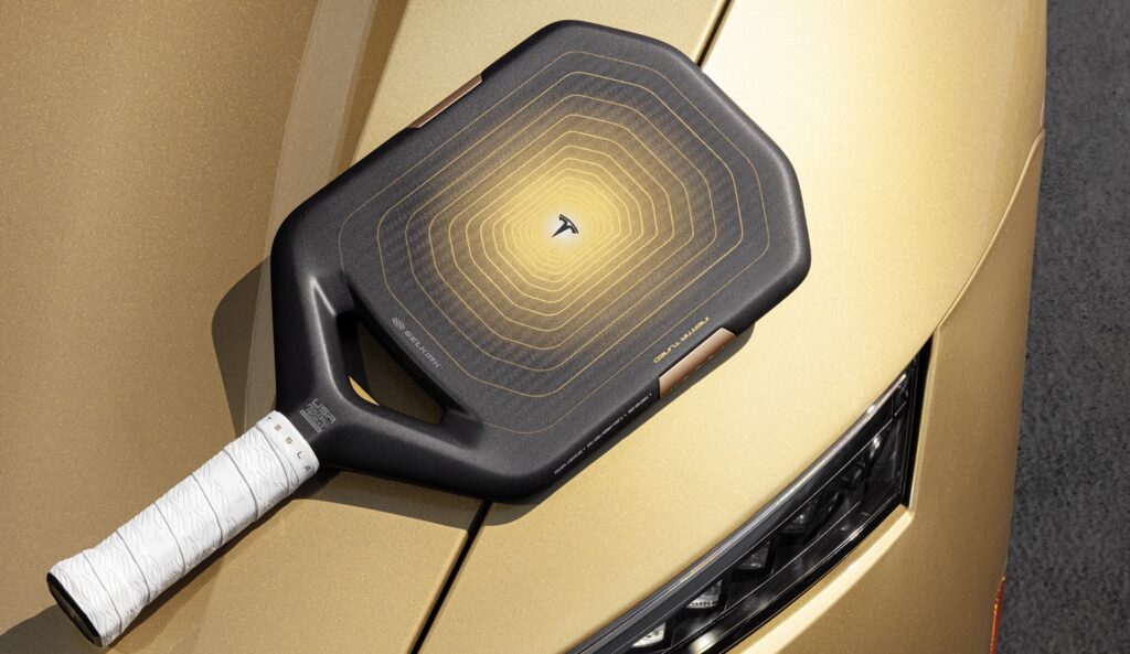 Tesla Aurum Pickleball Paddle by Selkirk.