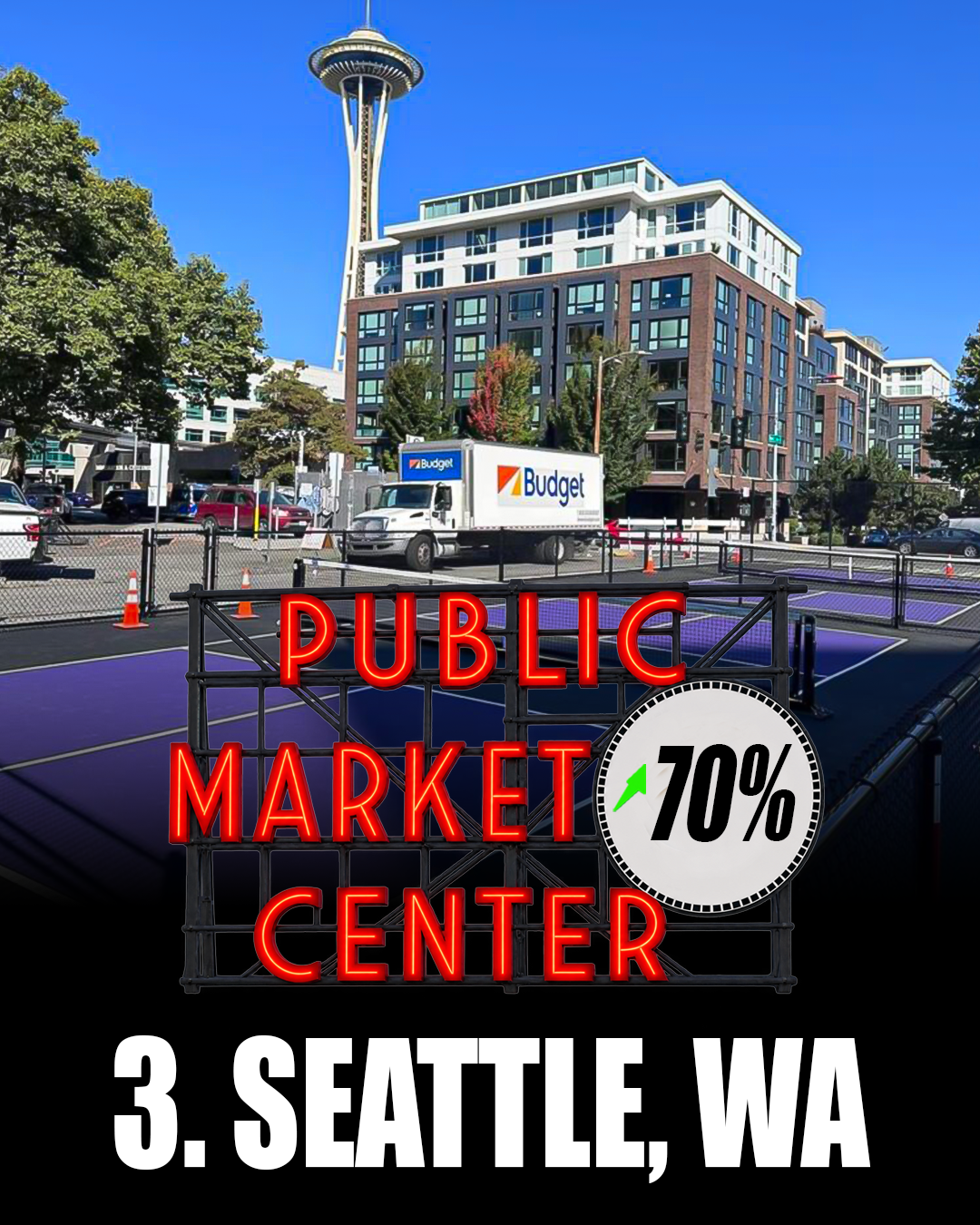 Pickleball Courts in Seattle, Washington.