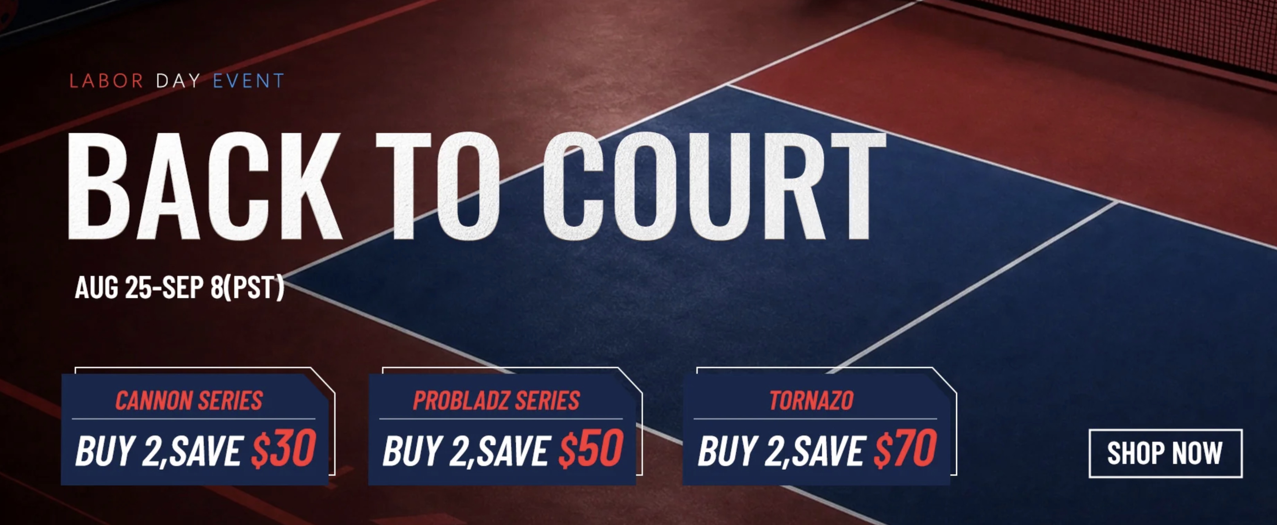 Luzz Pickleball Labor Day Sale image.
