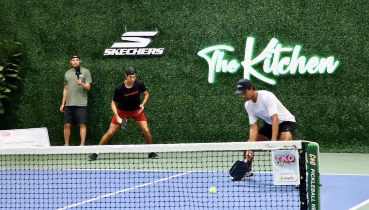 Players compete at The Kitchen Open in 2024.