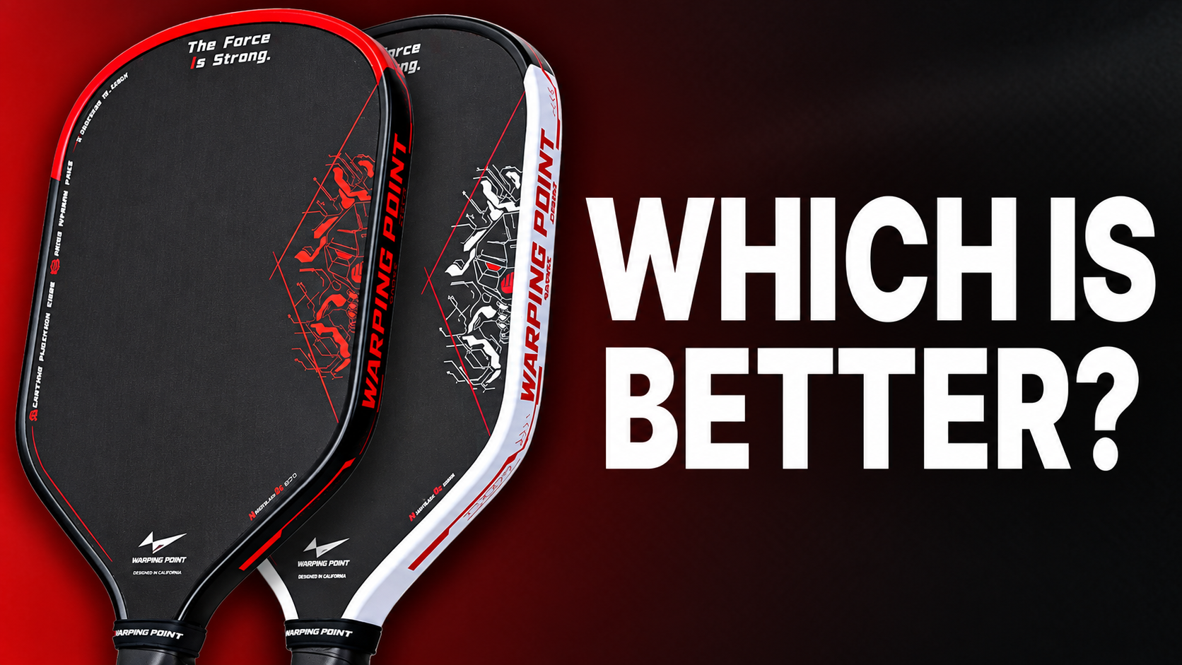 Warping Point Nightblade paddle review image.