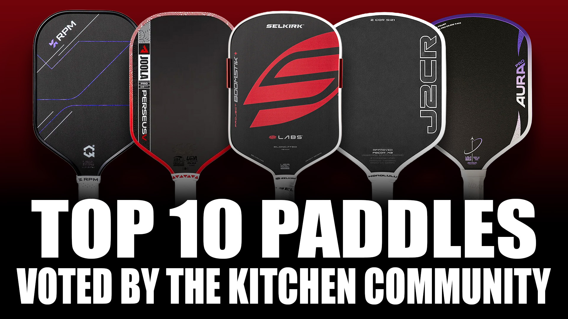 Top 10 community paddles September 2026.
